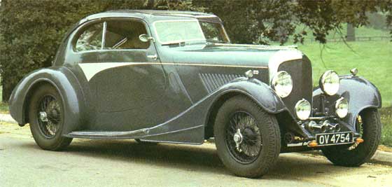 1931 Bentley then wearing the Triumph Flow Free body