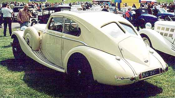 1935 Triumph Gloria 6 Flow Free saloon back