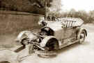 1914 Humberette Cyclecar after accident